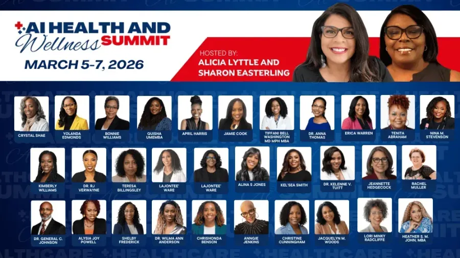 AI Health and Wellness Summit lineup from the March 5-7, 2026 edition, hosted by Alicia Lyttle and Sharon Easterling